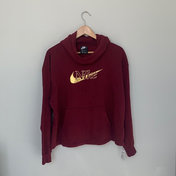 Nike Sweaters - Nike Sportswear Icon Clash Funnel Fleece Hoodie Sweatshirt